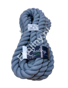 Lina bawełniana szara fi 30 mm - NA METRY