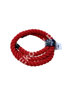 Lina bawełniana czerwona fi 30 mm - NA METRY