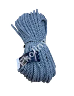 Lina bawełniana szara 18 mm - 50 metrów bieżących